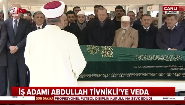 Abdullah Tivnikli'ye veda