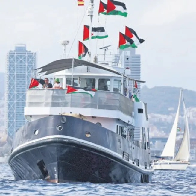 Gazze’ye yardım için denizden büyük çıkış