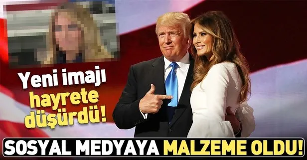 Melania Trump’ın sarı saçlı hali herkesi şaşkına çevirdi!