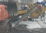 Çorum'da greyder devrildi: 1 ölü 2 yaralı