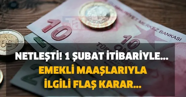 1 Şubat 2021 itibariyle... Netleşti! SGK yazı yolladı! Emekli maaşlarıyla ilgili flaş karar...