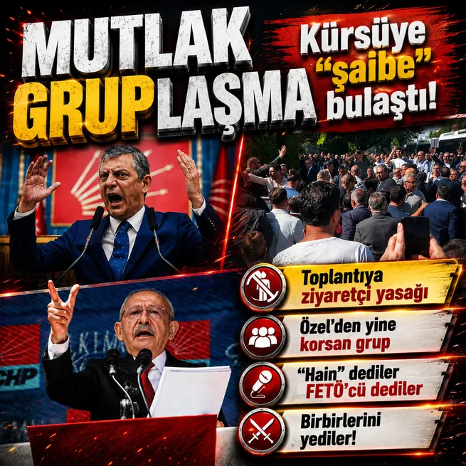 CHPde savaş günü! Kemal Kılıçdaroğlu toplantıya katılmadı... Özgür Özelden ikinci korsan grup