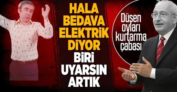 Bedava elektrik yalanını sürdürdü