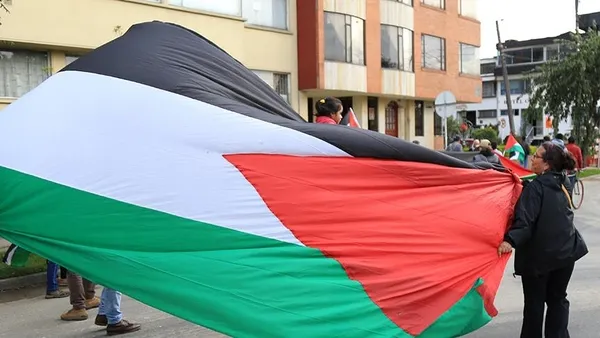 ABD'nin Kudüs kararı Kolombiya'da protesto edildi-1