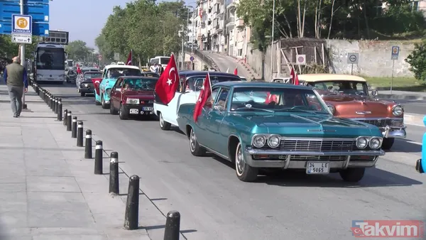 Galata Köprüsü'nde 100. Yıl Konvoyu... - 7