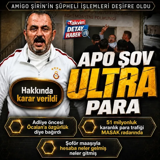 Sebahattin Şirin hakkında karar verildi! 4 suçlama, 65 milyonluk servet ve MASAK’ta şüpheli 51 milyon