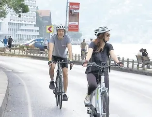 Aşka pedal çevirdiler