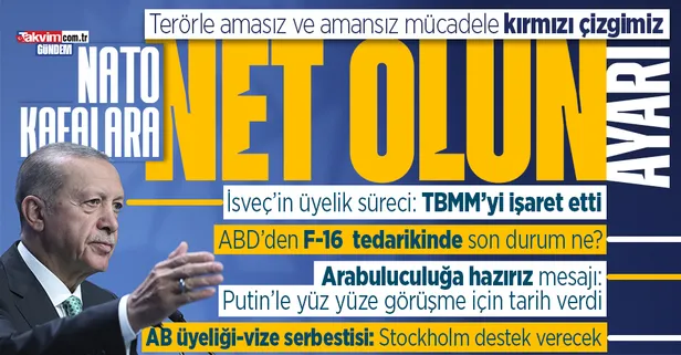 Son dakika: Başkan Erdoğan'dan NATO Liderler Zirvesi sonrası önemli açıklamalar