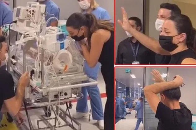 Sinan Özen ve Burcu Kartal'ın 8 aylık bebekleri Neva 7. kez ameliyata girdi!