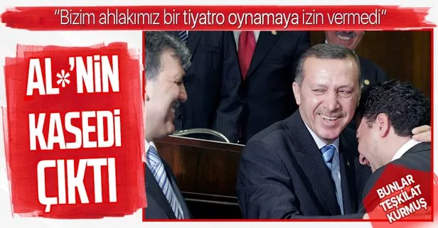 Ali Babacan 10 gün önce Başkan Erdoğan’a ihanet etmediğini söylemiş: Bizim ahlakımız bir tiyatro oynamaya izin vermedi