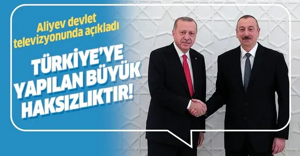 Azerbaycan Cumhurbaşkanı Aliyev: Avrupa Birliği’nin Türkiye’ye yaptığı büyük haksızlıktır