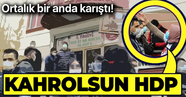 Son dakika: Diyarbakır HDP il binası önünde gerginlik! Acılı aileler böyle haykırdı: Kahrolsun HDP!