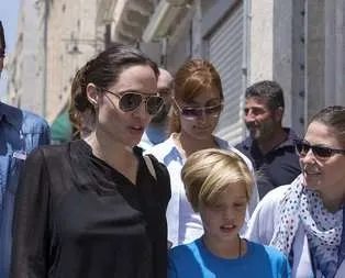 Angelina Jolie Mardin’de alışveriş yaptı