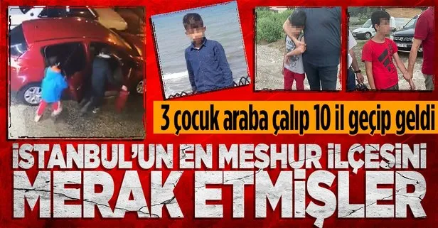 Böyle hırsızlık görülmedi! 3 çocuk çaldıkları otomobille Ordu’dan İstanbul’a geldi: Esenyurt’u merak ettikleri için gelmişler