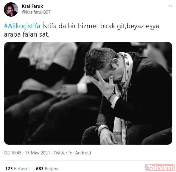 Fenerbahçe taraftarı başarısızlığa patladı: Ali Koç istifa! - 12