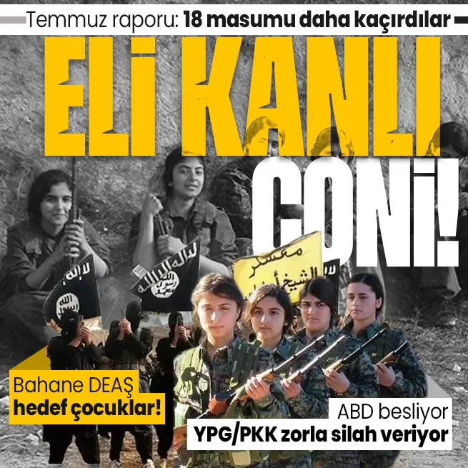 ABD destekliyor YPG/PKK zorla ellerine silah veriyor: Terör örgütü mezarları kaçırılan çocuklarla dolu