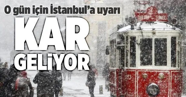Meteoroloji uyardı; kar İstanbul’a yaklaşıyor! 27 Şubat 2018 hava durumu raporu
