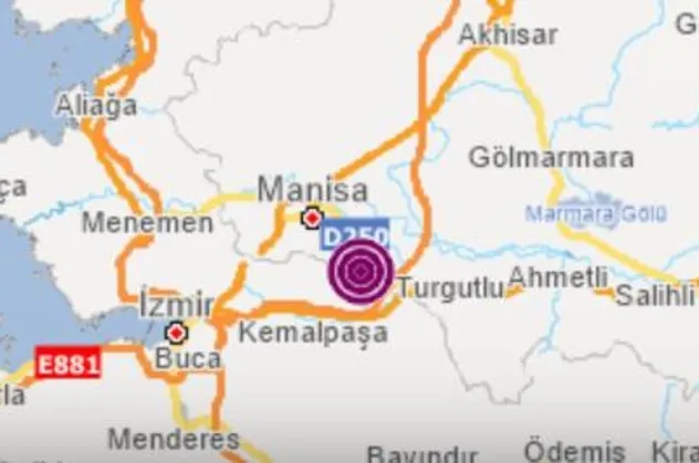 Manisa’nın Şehzadeler ilçesinde 3.7 büyüklüğünde deprem | AFAD, Kandilli son depremler...