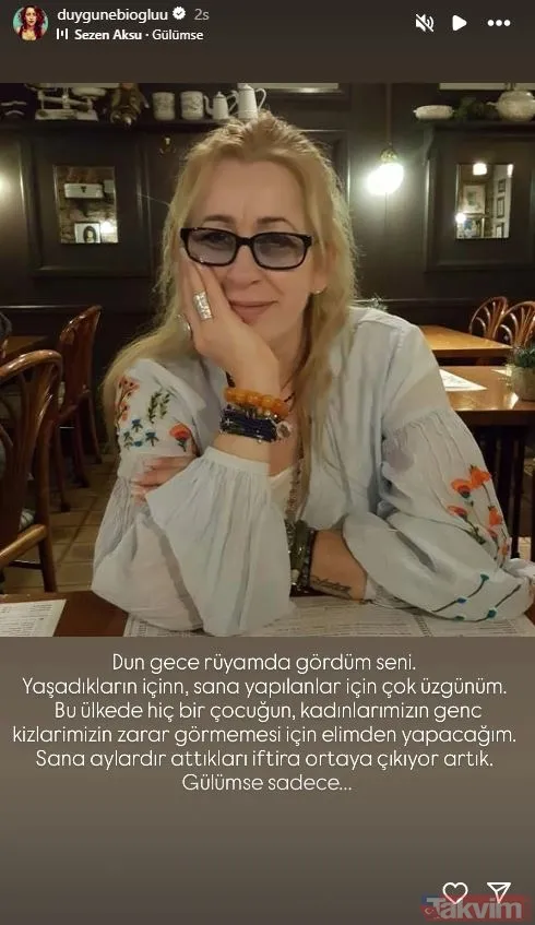 Metin Akpınar’ın biyolojik kızı Duygu Nebioğlu’ndan olay olan paylaşım: Attıkları iftira ortaya çıkıyor! - 7