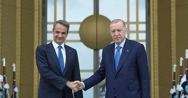 Başkan Erdoğan ve Miçotakis'ten ortak açıklamalar! "Aramızda çözemeyeceğiz sorun yok" mesajı | Yunan'a 'Hamas' ve 'Kariye' ayarı
