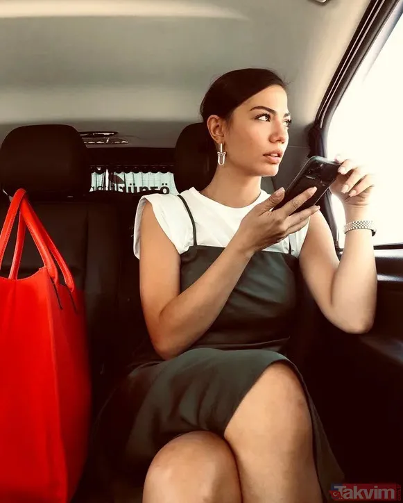 Demet Özdemir derin yırtmaç ve beline kadar sırt dekoltesiyle tupturuncu! Acun Ilıcalı projesi olduğu iddia edilmişti - 18