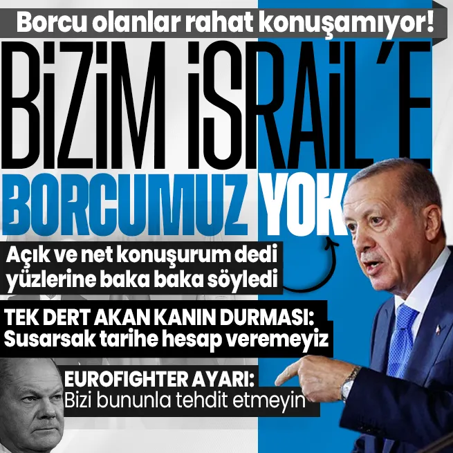 Başkan Erdoğan, Almanya Başbakanı Scholz ile ortak basın toplantısı düzenledi