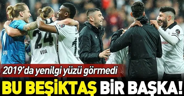 Beşiktaş, 2019’da Süper Lig’de yenilgi yüzü görmedi