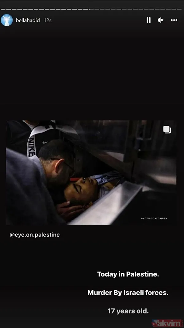 Instagram'dan sansür üstüne sansür! Ünlü model Bella Hadid'in 'Filistin' paylaşımları engellendi... - 18