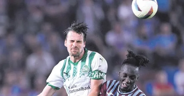 Trabzonspor Konferans Ligi’nde St.Gallen’e penaltılarla yenildi