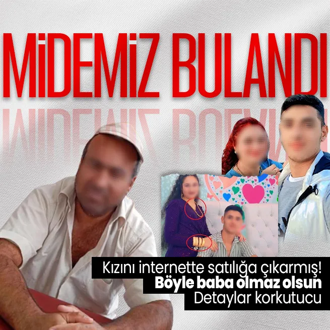 Kızını internette satılığa çıkardı!