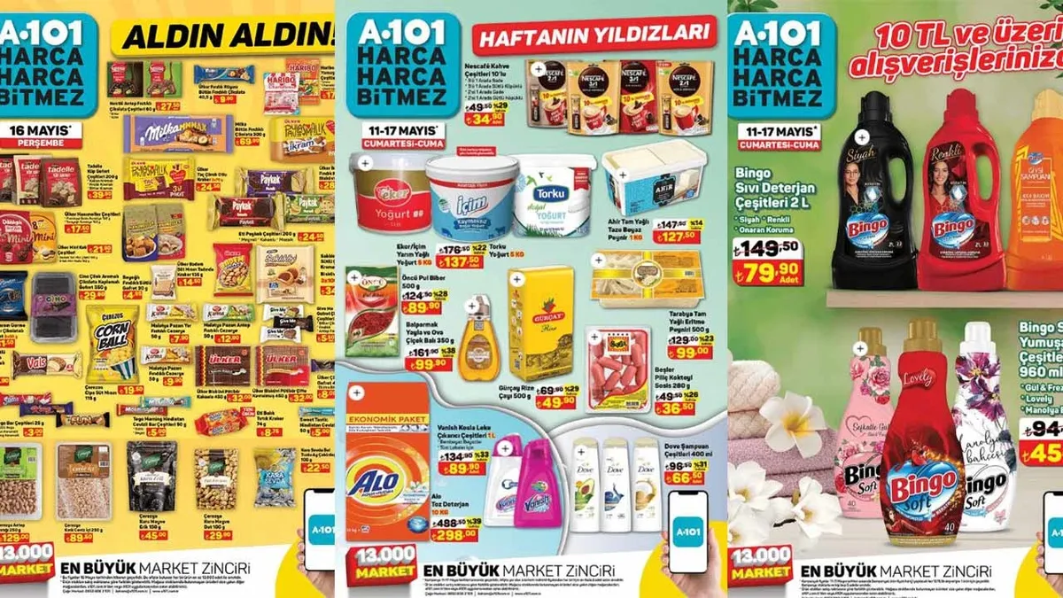 A101 aktüel ürünler fiyat listesi! 5 LİTRE yumuşatıcı 99.00 TL! 15-19 Mayıs indirimli liste yayımlandı