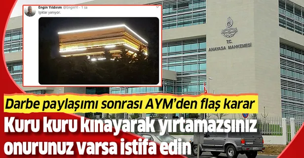 Son dakika: Anayasa Mahkemesi'nin tüm üyeleri bugün saat 14'te toplanacak