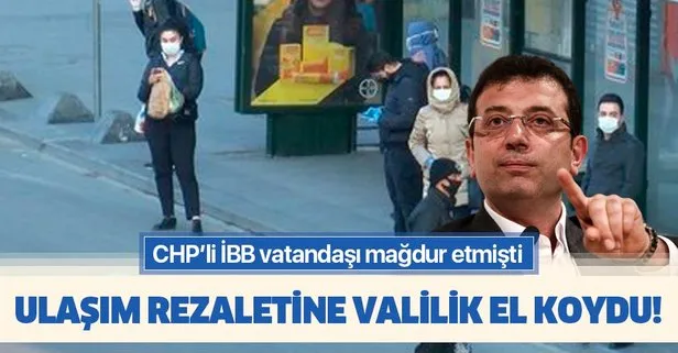 İl Umumi Hıfzıssıhha Meclisi CHP’li İBB’nin ulaşım sorununu çözememesine müdahale etti!