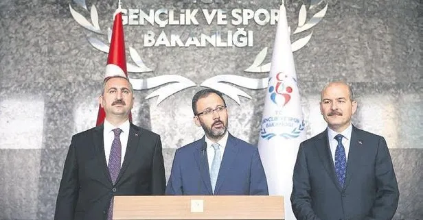 Şiddetİ ve nefreti spordan uzak tutacağız