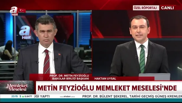 Metin Feyzioğlu’ndan A Haber'de çoklu baro açıklaması: Vesayet sona erdi!