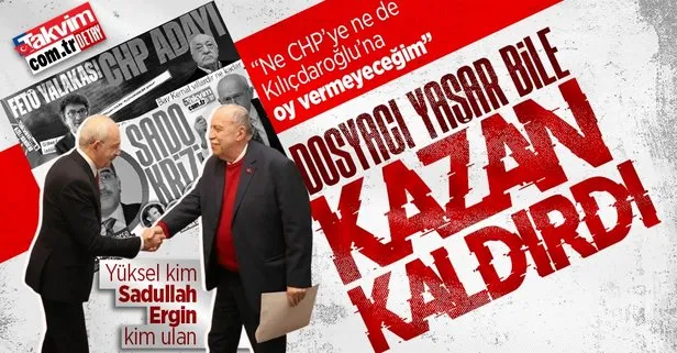 Yaşar Okuyan’dan Yüksel Taşkın ve Sadullah Ergin tepkisi: CHP’ye de Kılıçdaroğlu’na da oy vermeyeceğim