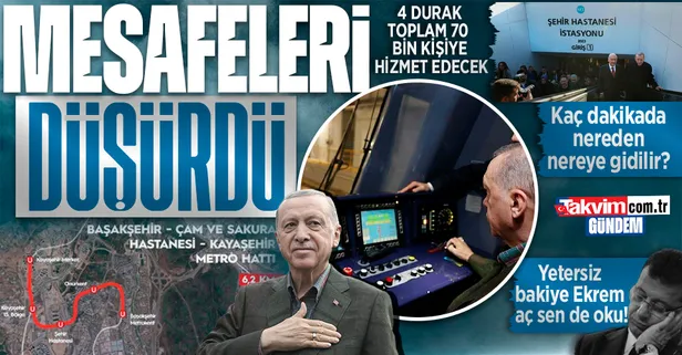 Kayaşehir metrosu mesafeleri düşürdü! Kaç dakikada nereden nereye gidilir? İşte detaylar