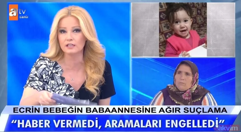 Müge Anlı, Ecrin bebek olayında son durumu açıkladı! Üvey Müge Anlı, Ecrin bebek olayında son durumu açıkladı! Üvey
