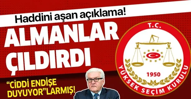 Almanya’dan skandal İstanbul seçimleri açıklaması!