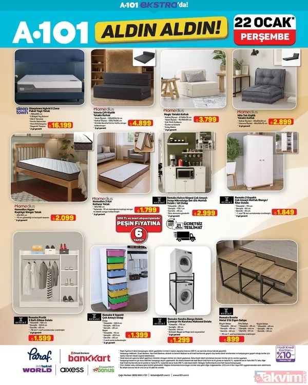 A101 aktüel 22 Ocak 2026 kataloğu yayınlandı! Beyaz eşya, temizlik malzemeleri ve gıda ürünlerinde kampanya - 5