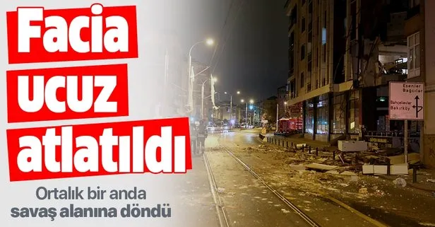 İstanbul’da facia ucuz atlatıldı! Ortalık savaş alanına döndü