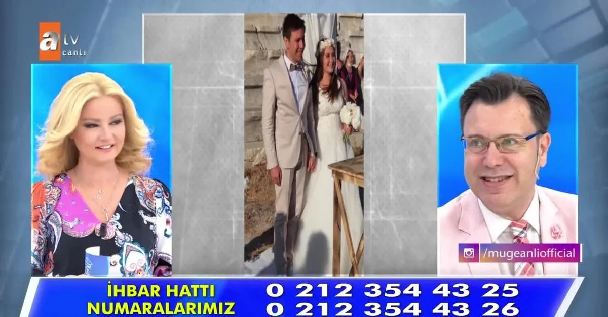 muge anli mujdeli haberi canli yayinda verdi iste adli tip uzmani mehmet sevki sozen in oglu ayberk ve gelini begum galeri takvim