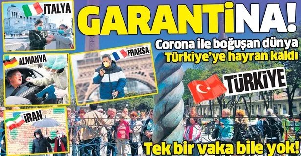 Corona virüs Covid-19 dünyayı sardı, Türkiye’de ise tek vakaya dahi rastlanmadı!