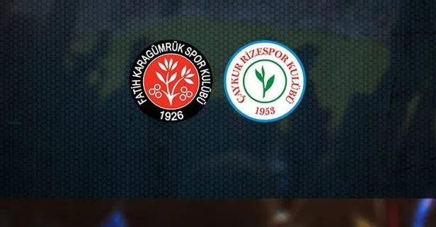Fatih Karagümrük 2-1 Çaykur Rizespor | MAÇ SONUCU