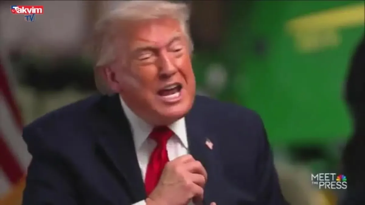 Donald Trump NBC röportajını terk etti