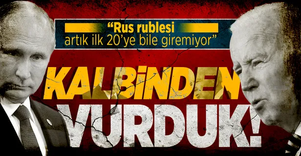 ABD Başkanı Joe Biden Rusya'ya: Ekonomilerini kalbinden vurduk