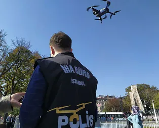Sultanahmet ve Ayasofyada dronelar havalandı! Tek tek tespit edildi