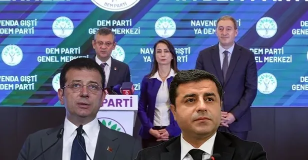 'DEM'li şantaj kirli pazarlık! Selahattin Demirtaş ve Sırrı Sakık el yükseltti... CHP ve İmamoğlu'na "Somut adım atın" resti