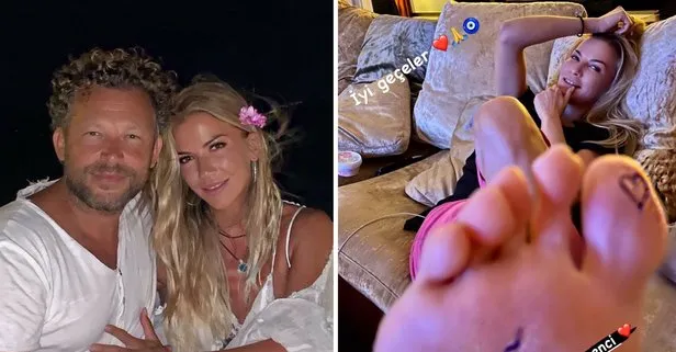 Ivana sevgilisinin adını bakın yaza yaza neresine yazdı!