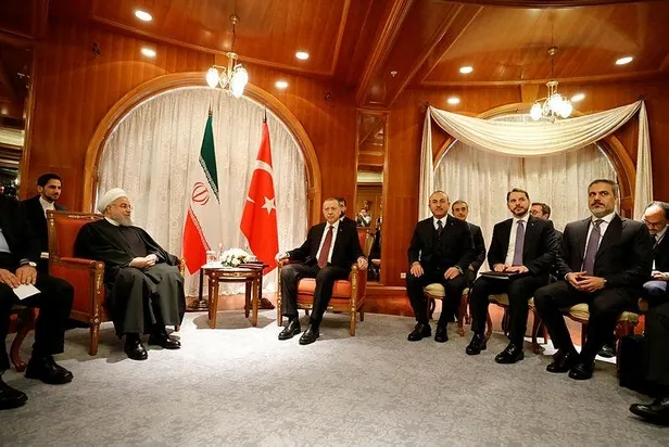 3'lü zirve öncesi Başbakan Erdoğan, Ruhani ve Putin ile görüştü-8